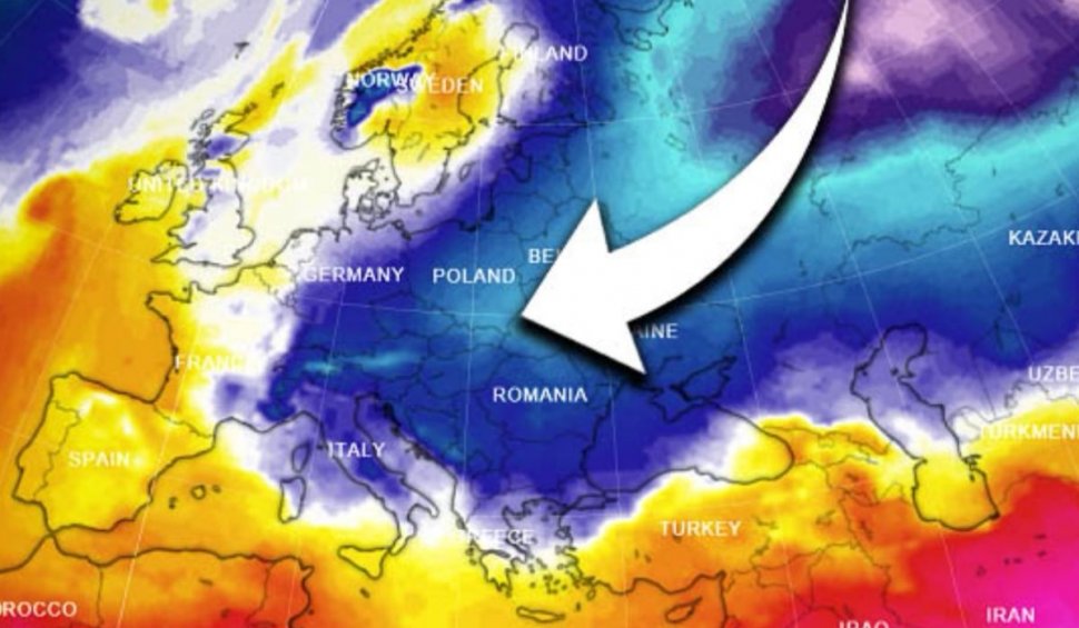 Un val de aer arctic loveşte România în următoarele zile, temperaturile pot ajunge la -15 grade Celsius