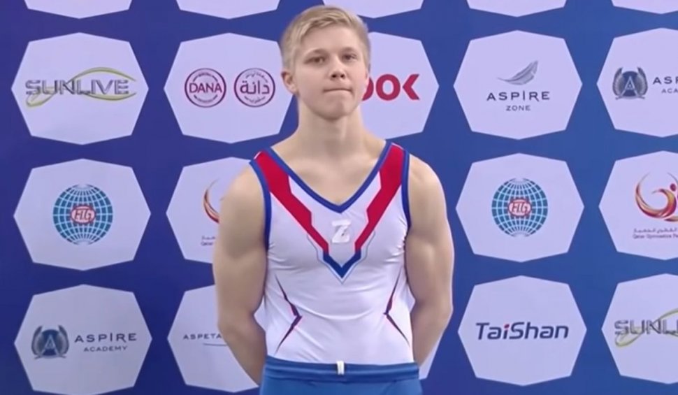 Gest sfidător al unui gimnast rus, la Cupa Mondială. Cum a venit la concurs