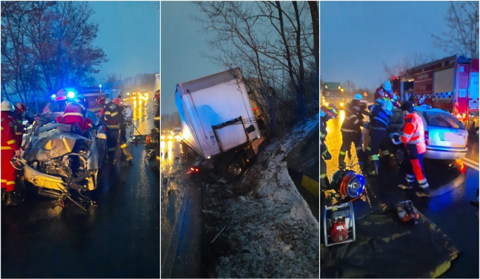 O femeie și un bărbat au murit într-un accident cumplit produs în județul Bacău