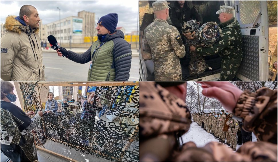 Întreaga lume susţine Ucraina, nu numai în cuvinte, ci şi în fapte | Bărbaţii români se alătură luptei: "Sperăm ca ceea ce facem aici să fie de ajutor şi armatei noastre"