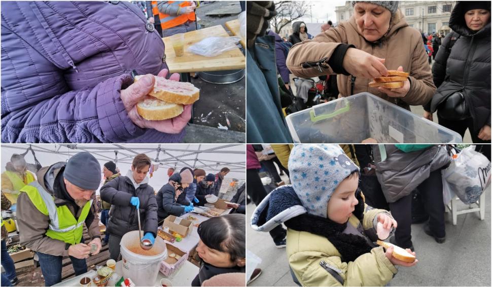 Speranţă şi solidaritate în Lvov, un oraș istoric din vestul Ucrainei, transformat acum de voluntari într-un uriaș centru de primire 755405