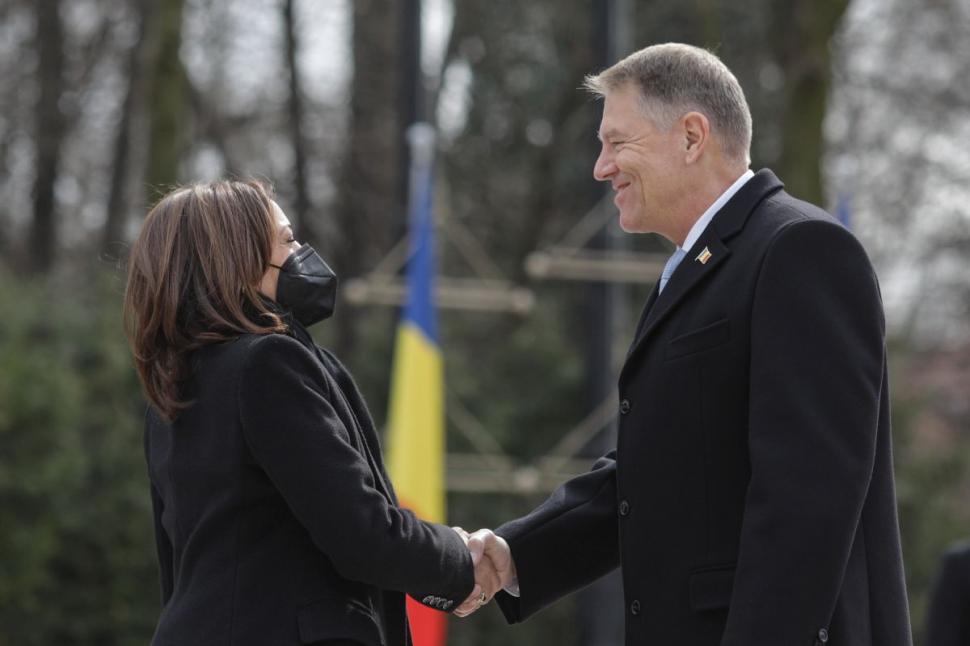 Vicepreședintele SUA, Kamala Harris, și președintele României, Klaus Iohannis, întâlnire istorică, la Palatul Cotroceni | Editie eveniment la Antena 3 755747