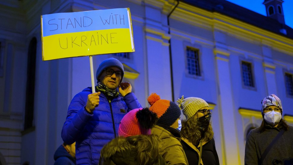  Proteste la Piatra Neamţ şi Constanţa împotriva războiului din Ucraina 