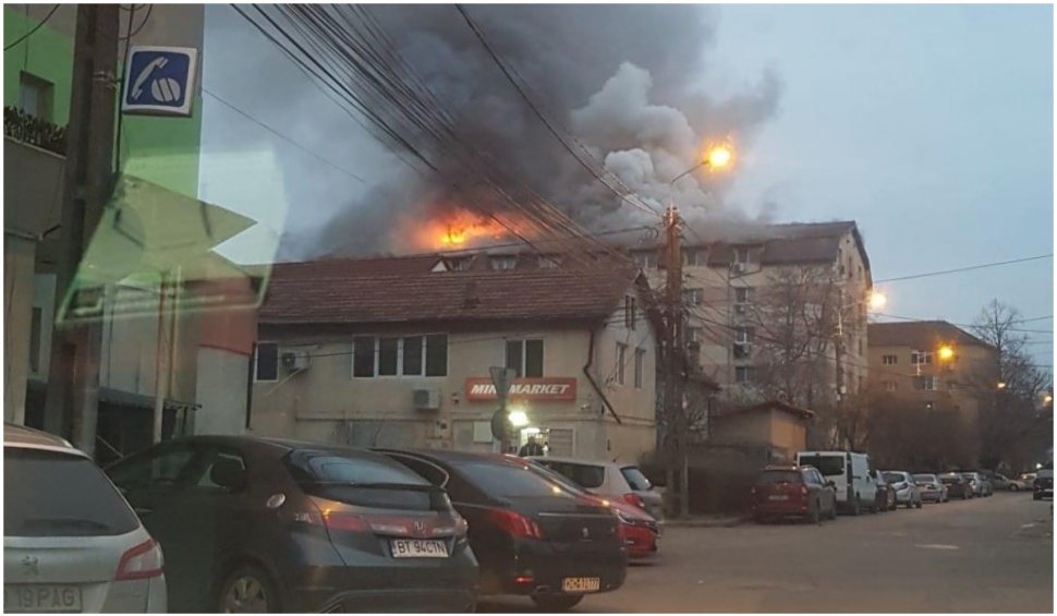 Incendiu la un bloc din Timișoara. 60 de persoane au fost evacuate