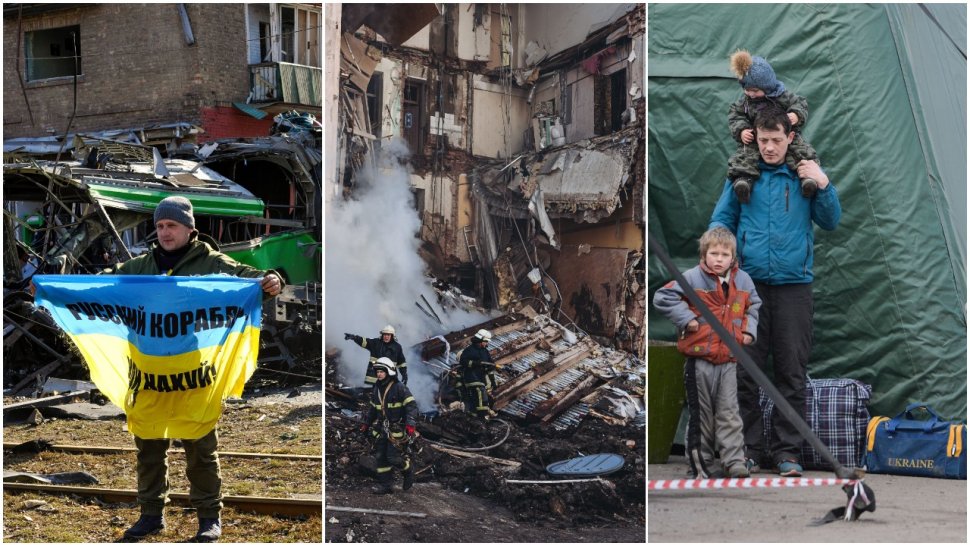 Război în Ucraina | Kievul sub stare de asediu. Rusia se pregăteşte să atace Odesa de pe mare | Antena 3 transmite LIVE 24 din 24