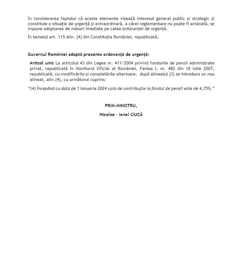 Schimbare la sistemul de pensii, din 1 ianuarie 2024. Decizia luată de Guvern 756532