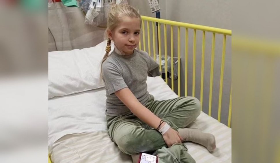 ”Sper că nu au vrut să mă rănească” | Cuvintele sfâșietoare ale unei fetițe din Ucraina, care și-a pierdut brațul după ce a fost împușcată de ruși