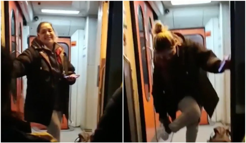 O tânără din București și-a dat pantofii unei gravide refugiate în papuci, în Gara de Nord