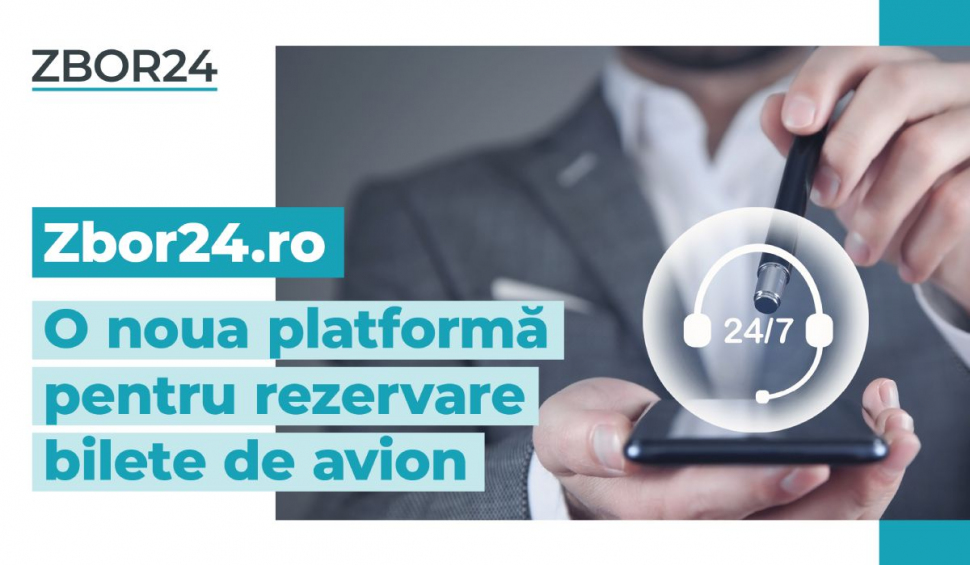 Zbor24.ro, o nouă platformă pentru rezervarea biletelor de avion cu asistență 24/7