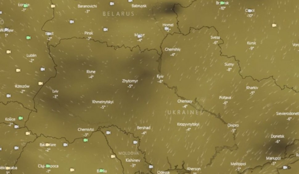 Nor toxic deasupra Ucrainei, din cauza exploziilor. Ar putea ajunge și în România