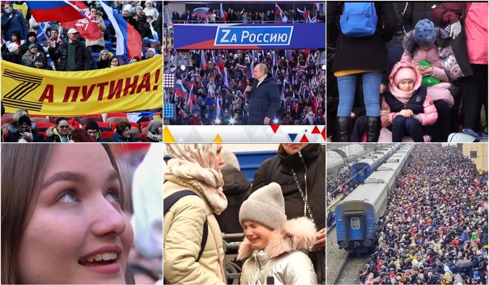 Zeci de mii de ruşi sărbătoresc pe stadion cei 8 ani de la anexarea Crimeei | Teroarea şi bombardamentele continuă în Ucraina 756937