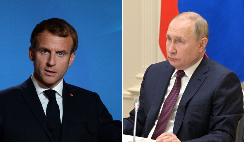 Numit "criminal de război" de Biden, Putin contraatacă | Ce i-a spus lui Emmanuel Macron