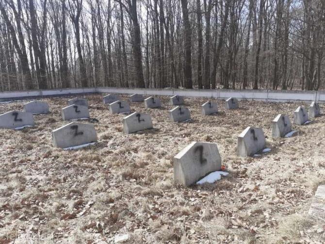Anchetă la Iaşi după ce pe mormintele soldaţilor ruşi din cimitirul de la Moţca a fost scrisă litera Z 757364