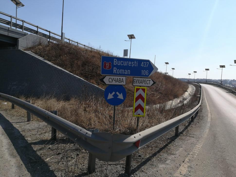 Au apărut indicatoare rutiere în limba ucraineană pentru refugiaţi, la noi în ţară 757644