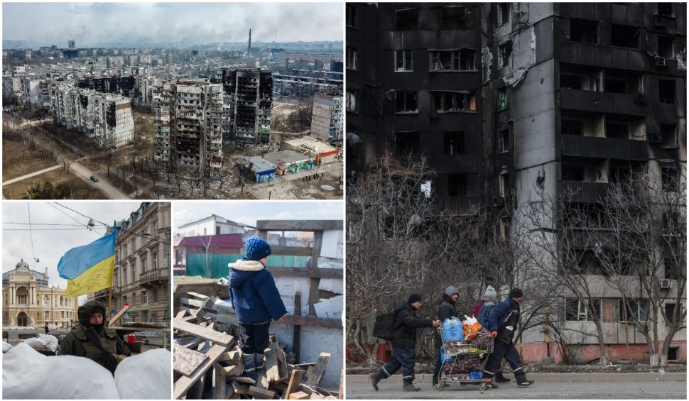 Război în Ucraina | Trupele rusești au distrus în proporție de 90% orașul Mariupol