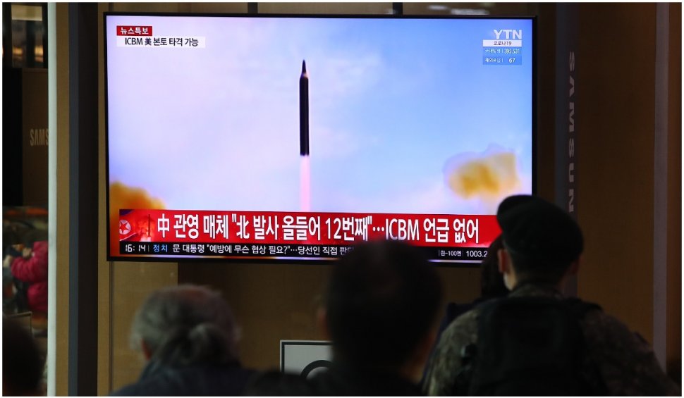 Coreea de Nord a lansat prima sa rachetă ICBM din 2017 | Coreea de Sud a răspuns, lansând propria rachetă