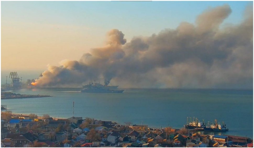 Lovitură pentru marina rusă, nave distruse de ucraineni