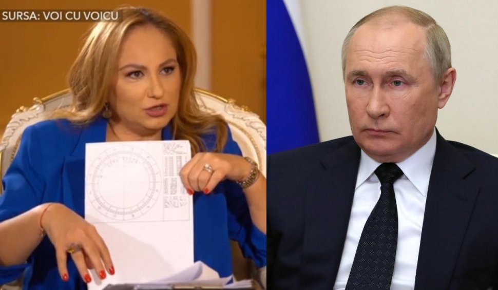 Astrologul Cristina Demetrescu: ”Planetele pentru Vladimir Putin sunt jos. Pozițiile părinților pe harta lui sunt extrem de critice. Are o karmă distructivă”