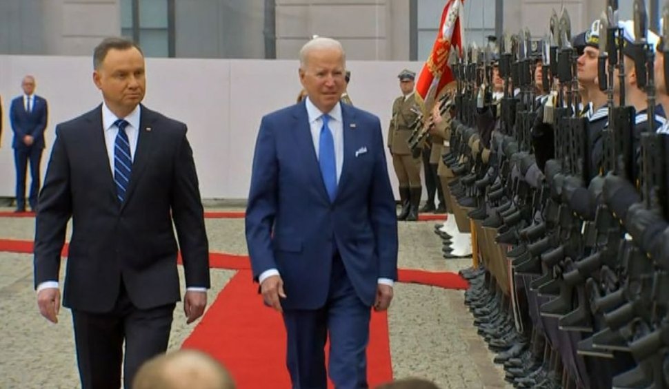 Președintele american Joe Biden, angajament în fața omologului polonez: "Articolul 5 din tratatul NATO, o obligație sacră, atât pentru libertatea noastră, cât și pentru a voastră"