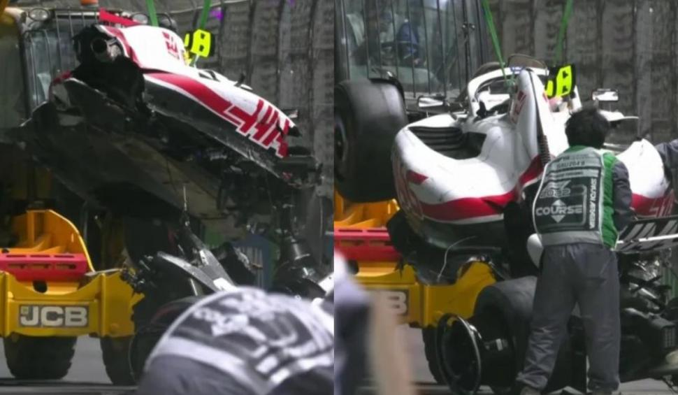 Mick Schumacher, accident grav în calificările Marelui Premiu al Arabiei Saudite. Mașina a fost zdrobită 758290
