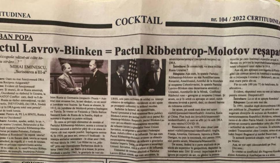 Anchetă internă la Teatrul Național București după ce spectatorii au primit un ziar naționalist | Ministrul Culturii: ”Nimeni din conducere nu a fost informat” 758354