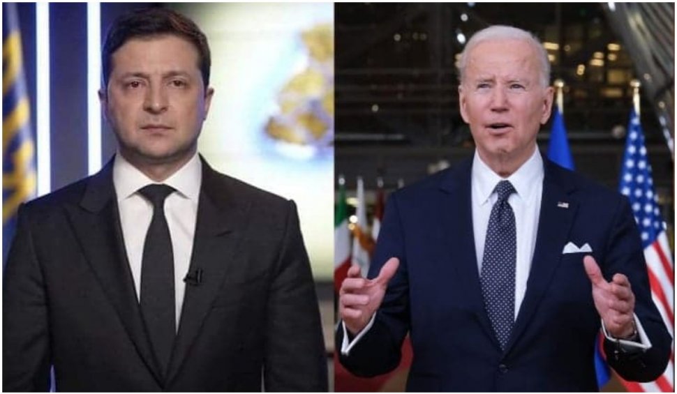 Joe Biden, discuție cu președintele ucrainean Volodimir Zelenski | SUA oferă Ucrainei un ajutor bugetar direct de 500 de milioane de dolari