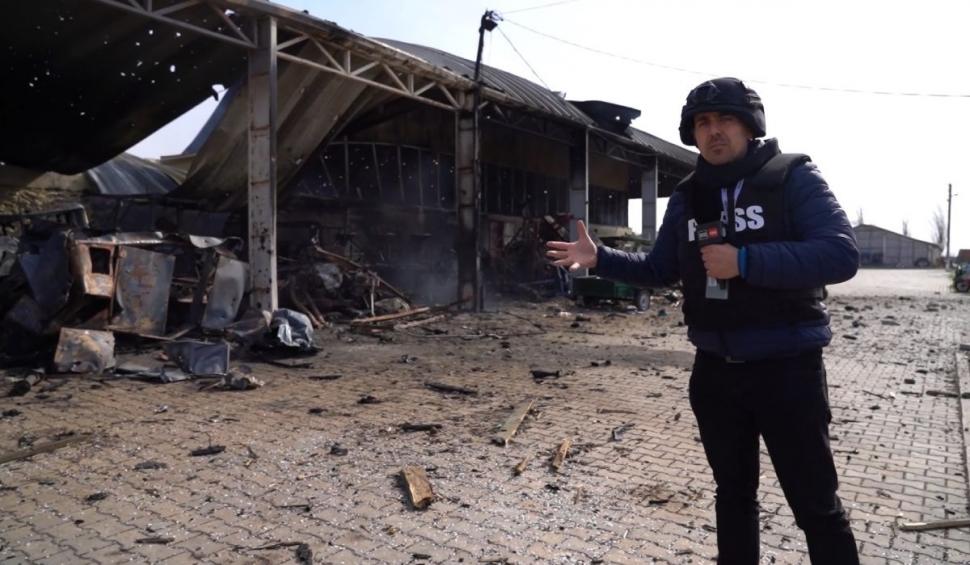 Cristi Popovici, trimisul special Antena 3 în Ucraina, martorul unui bombardament rusesc lângă Nicolaev: "Sunt distrugeri peste tot. Bilanţul victimelor creşte în fiecare zi"  759214