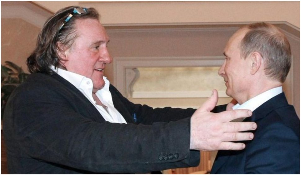 Gerard Depardieu, un admirator al lui Putin, condamnă ”excesele nebuneşti inacceptabile” ale liderului rus. Reacția Kremlinului