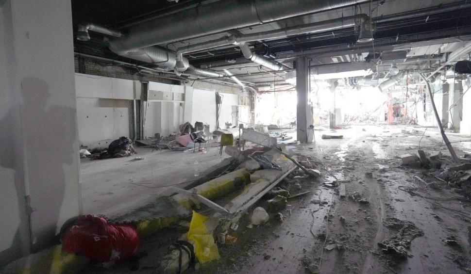 Imagini dramatice cu mall-ul din Kiev distrus de armata rusă 759312