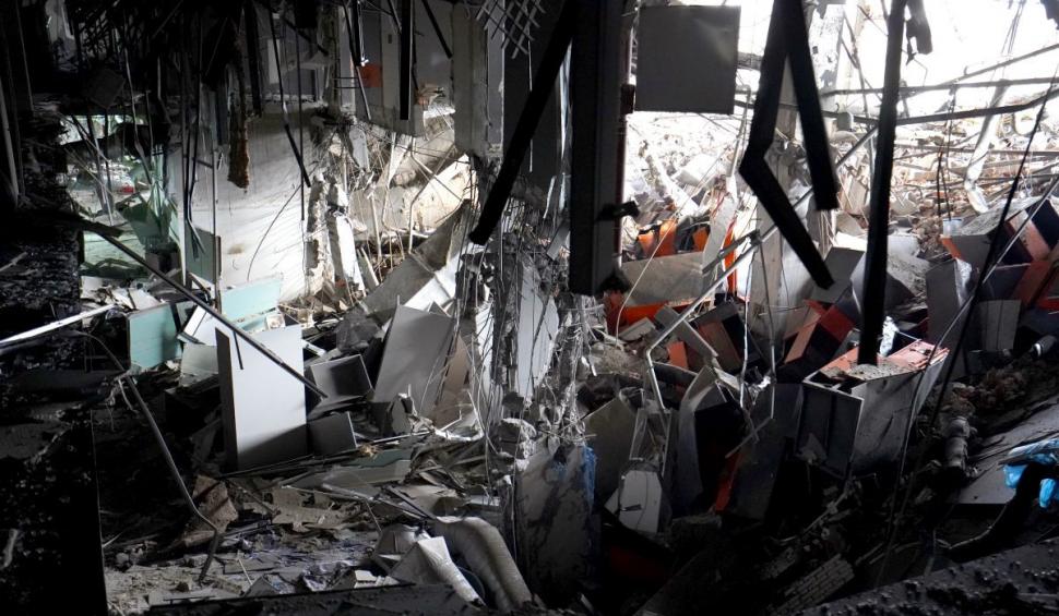 Imagini dramatice cu mall-ul din Kiev distrus de armata rusă 759320
