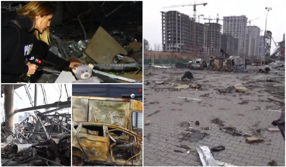 Exclusivitate din Kiev: Căutări în mall-ul distrus de trupele ruseşti