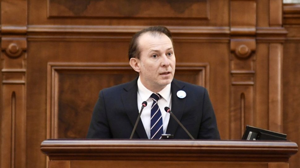Florin Cîțu, gafă în Parlament înainte de discursul lui Volodimir Zelenski 