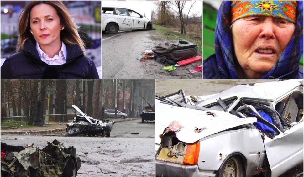 Imaginile masacrului din Bucha. Cum supraviețuiesc printre ruine ucrainenii care au scăpat de bombardamentele rușilor | Transmisiune specială Antena 3