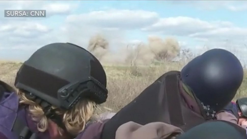 Echipă de jurnaliști CNN, bombardată de armata rusă chiar în timpul unui reportaj