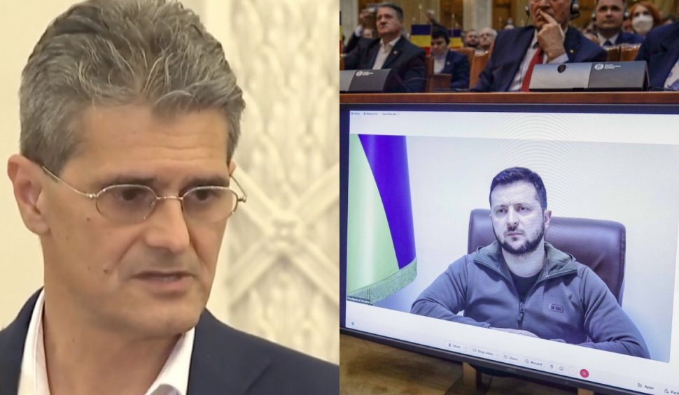 Explicații de la Parlamentul României pentru problemele tehnice din timpul discursului ținut de Volodimir Zelenski ieri