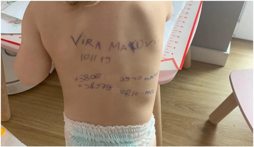 O mamă ucraineană a scris informații de contact ale familiei pe corpul fiicei sale | Care a fost motivul