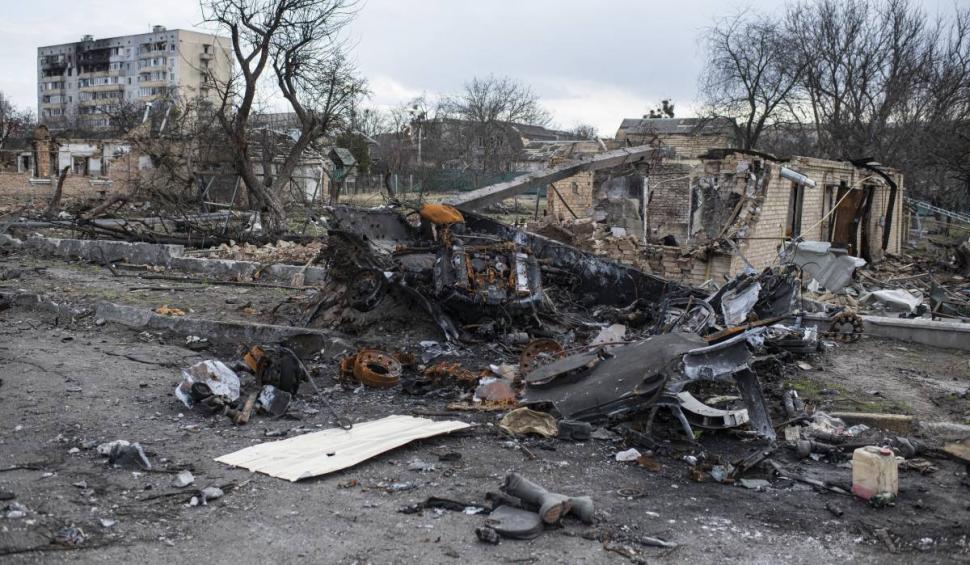 Rușii și-au incinerat victimele din Bucha într-o groapă comună pentru a încerca să-și ascunde faptele, susține un consilier al ministrului ucrainean de Interne 760095