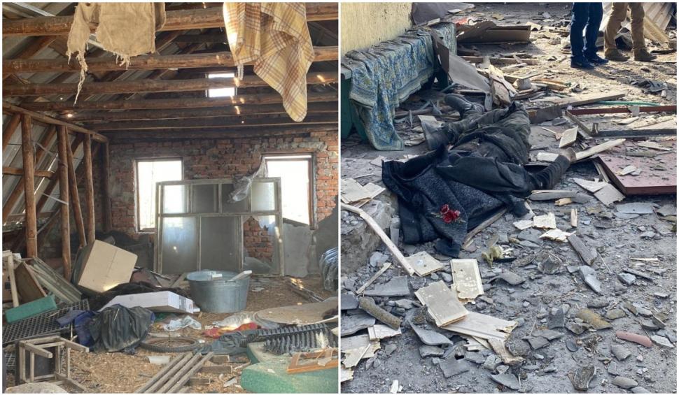 Imaginile dezastrului din satul Shevchenkova de lângă Nicolaev: "Totul explodează, trebuie să ne mișcăm foarte repede" | Ajutoarele trimise de România au ajuns la localnici 760412