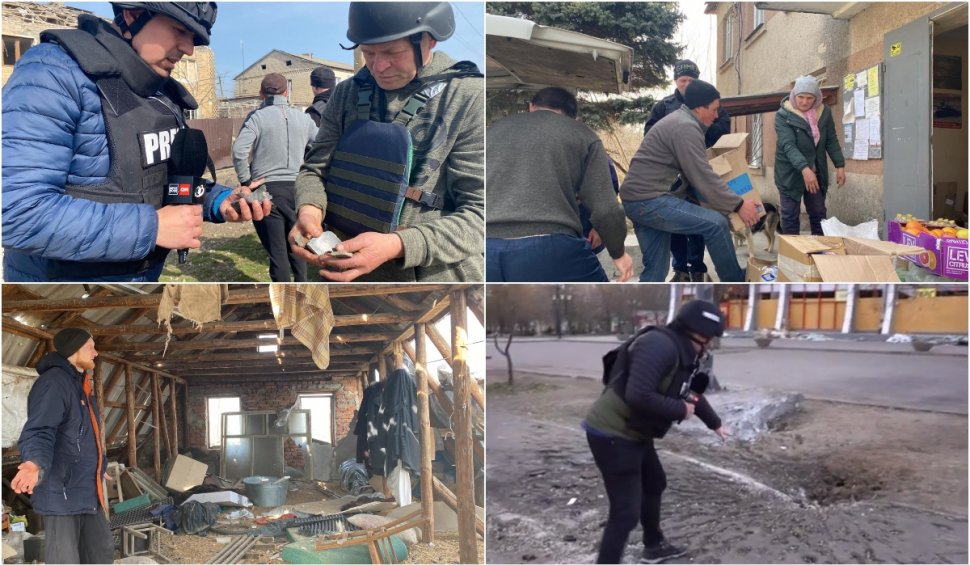 Imaginile dezastrului din satul Shevchenkova de lângă Nicolaev: "Totul explodează, trebuie să ne mișcăm foarte repede" | Ajutoarele trimise de România au ajuns la localnici