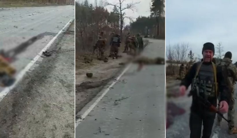 Replica Ucrainei, după apariția unui video în care care soldați ai Kievului par să ucidă un militar rus, grav rănit