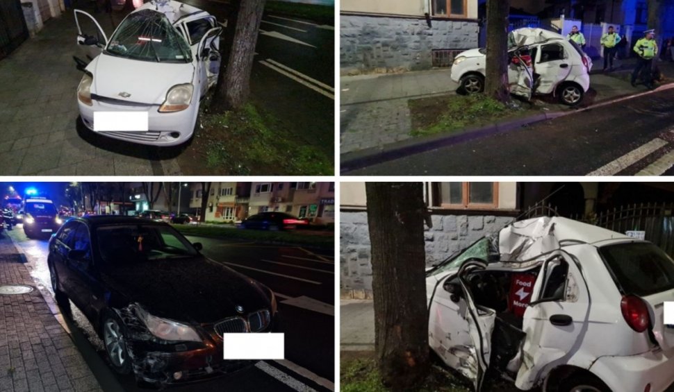 Un şofer din Constanţa, care livra mâncare, a murit după un cumplit accident cu un BMW