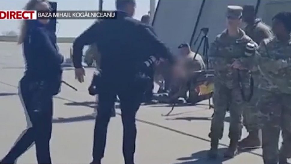 Un soldat american a leșinat în timpul discursului ministrului Apărării, Vasile Dîncu