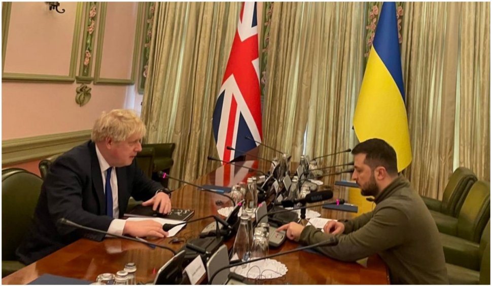Război în Ucraina | Premierul britanic Boris Johnson, vizită surpriză la Kiev | Al treilea schimb de prizonieri între ruşi şi ucraineni