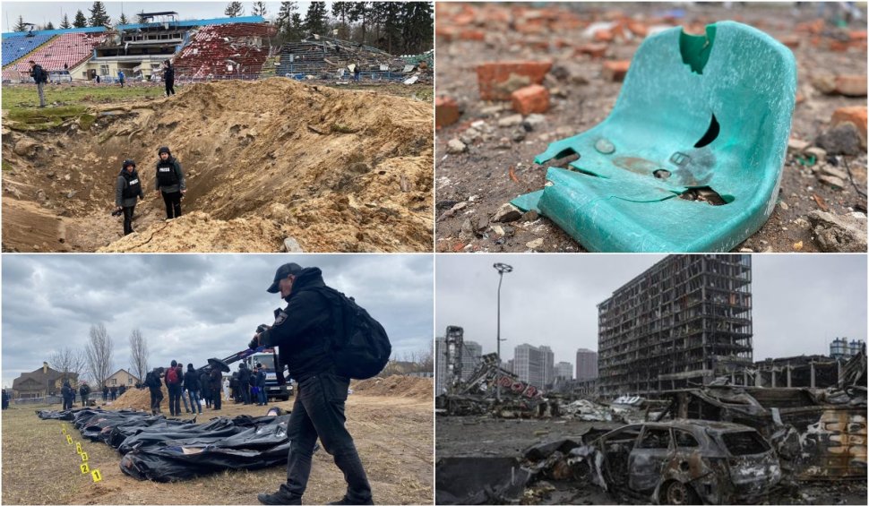Dovada cruzimii rușilor şi imaginile dezastrului din Cernihiv, oraşul atacat cu bombe de 500 de kg