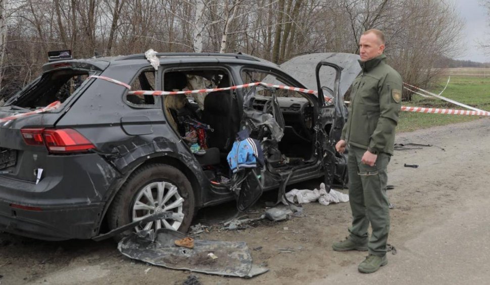 O întreagă familie de ucraineni a fost masacrată lângâ Makariv, la vest de Kiev: "Asta este operaţiunea specială"