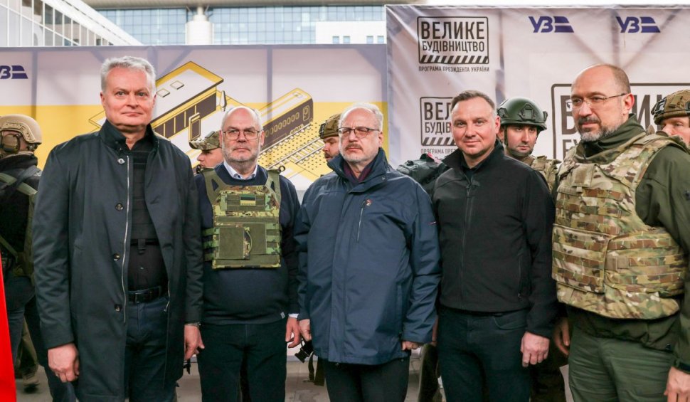 Trei șefi de stat din Uniunea Europeană au ajuns la Kiev, după scandalul vizitei anulate a președintelui german Steinmeier