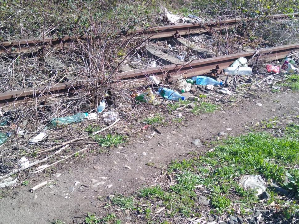 CFR a demarat o campanie de curățenie pe calea ferată. Mii de feroviari strâng gunoaie și îngrijesc spațiile verzi 762070