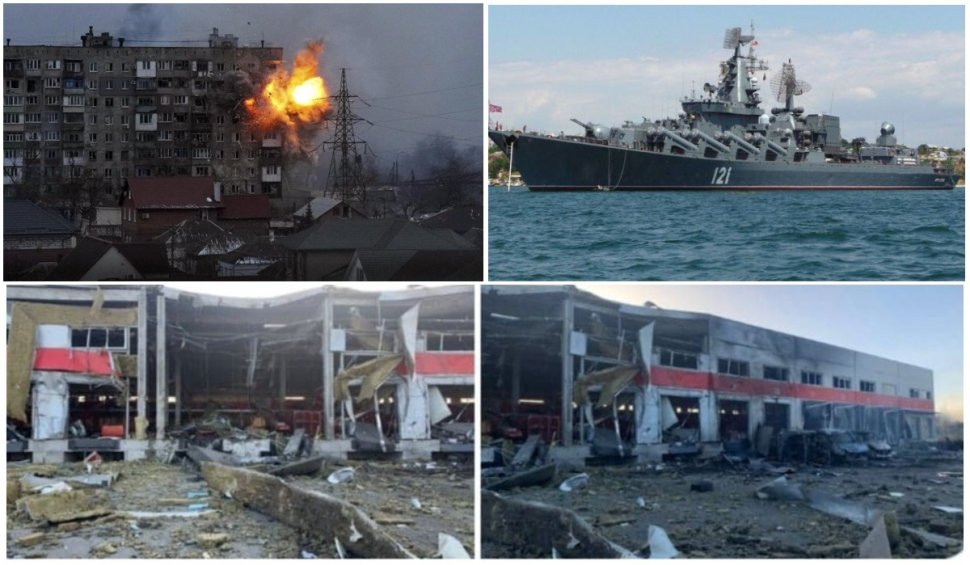 Război în Ucraina | Noi bombardamente în Kiev şi Harkov | Ruşii anunţă că închid oraşul Mariupol