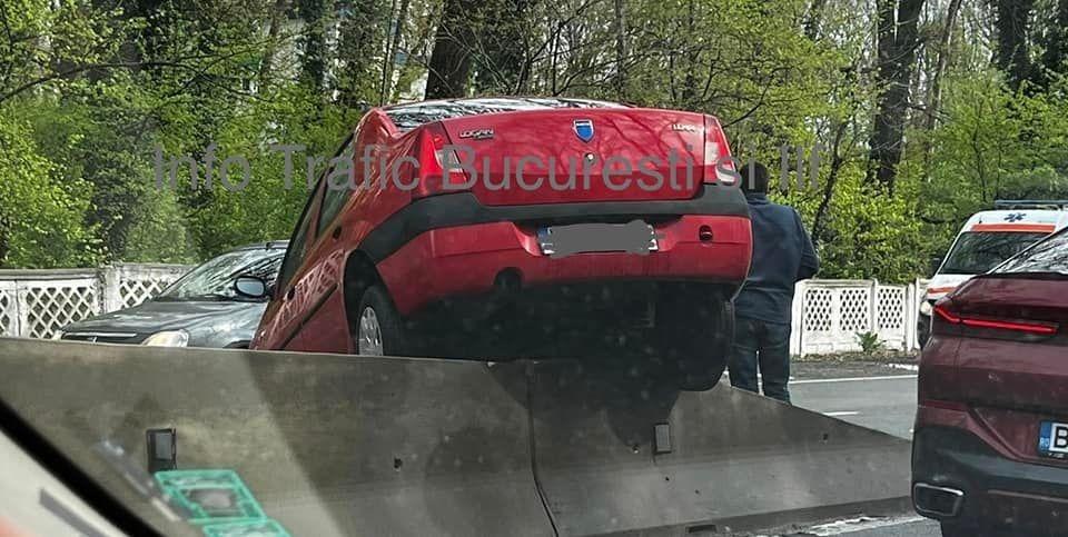 Carambol cu 6 mașini pe DN1, în orașul Otopeni. Elicopterul SMURD a fost chemat la fața locului 762895