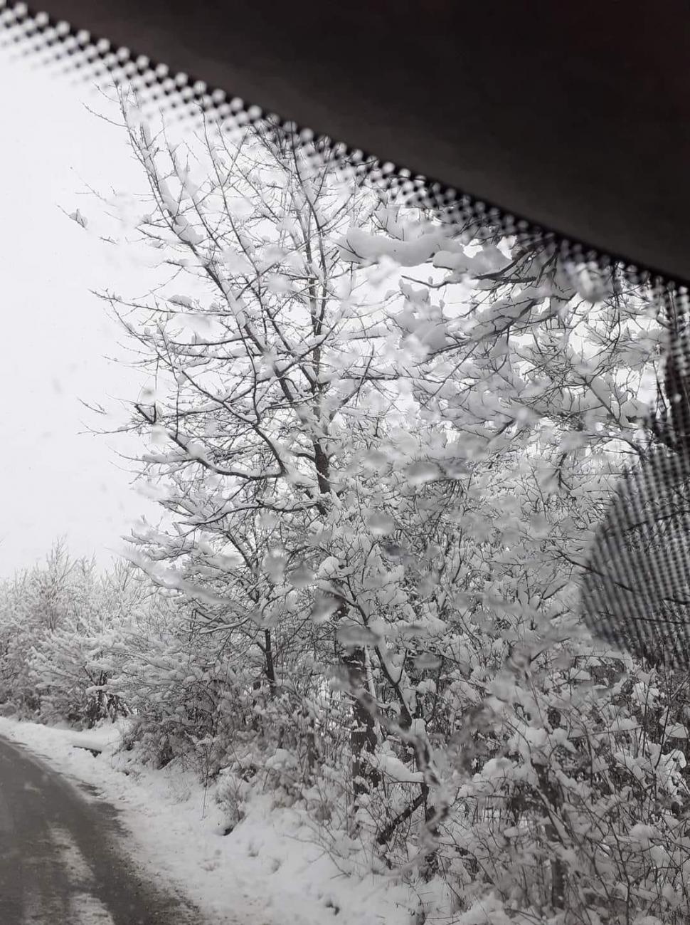 Ninge abundent în România. Peisaj de iarnă în toată regula înainte de Paște 762745